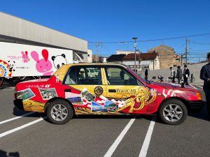 日本遺産・麒麟獅子タクシー